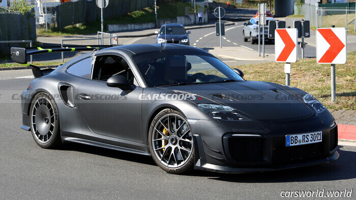 New 911 Slantnose Unveiled: Is It a Porsche or a Manthey? | Carscoops